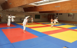 Reprise des cours dans le dojo : idée d' installation spéciale frite....