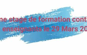 6ème STAGE FORMATION CONTINUE DES ENSEIGNANTS DE VENDEE
