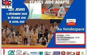 ANNULE Stage judo Adaptés 