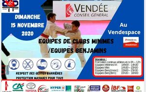 ANNULÉ COUPE PAR EQUIPES DE CLUBS MINIMES M&amp;F /EQUIPES DE CLUBS BENJAMIN(E)S