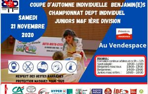 ANNULÉ INDIVIDUEL BENJAMIN(E)S / INDIVIDUEL JUNIORS M&amp;F 1ère Div