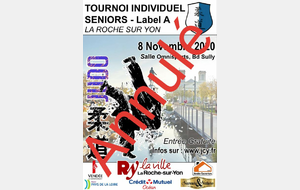 ANNULE Tournoi de la Roche sur Yon
