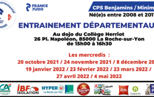 CPS BENJ/MIN DOJO coll Herriot 15h-16h30 