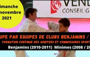 Champ. par  équipes Clubs Equipes Benjamin(e)s Mixtes Equipes Minimes  M & F