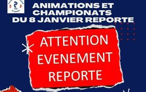 **REPORTE** Championnat Departemental Indiv. Cadets M et F 