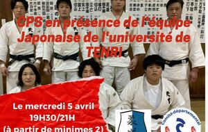 CPS en présence de l'équipe Japonaise de l'université de TENRI 5 avril 2023 au Vendespace
