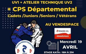 Stage katas UV1 + atelier technique UV2