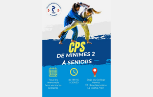CPS Min2/C/J/S VETERANS Dojo Coll.HERRIOT 18h45 - 20h30