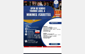 Open de Vendée 17 février 2024