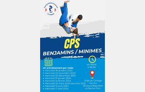 CPS BENJ/MIN DOJO coll Herriot 15h-16h30