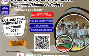 Stage sportif départemental Octobre 2025