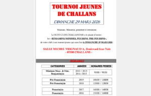 Tournoi Jeunes Challans