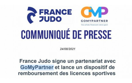 GoMyPartner nouveau partenaire de la FFJDA