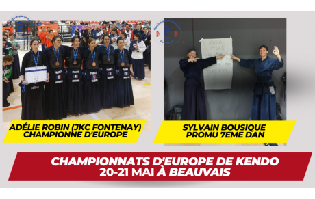 résultats championnat d'Europe Kendo