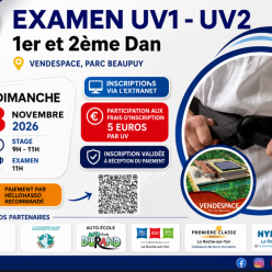 Examen UV1 (Kata) UV2 (Technique) 1D et 2D CD85