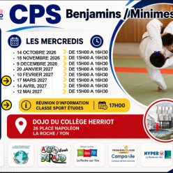 CPS Benjamins/Minimes 15h-16h30 dojo herriot