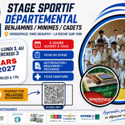 Stage sportif Départemental Mars 2027